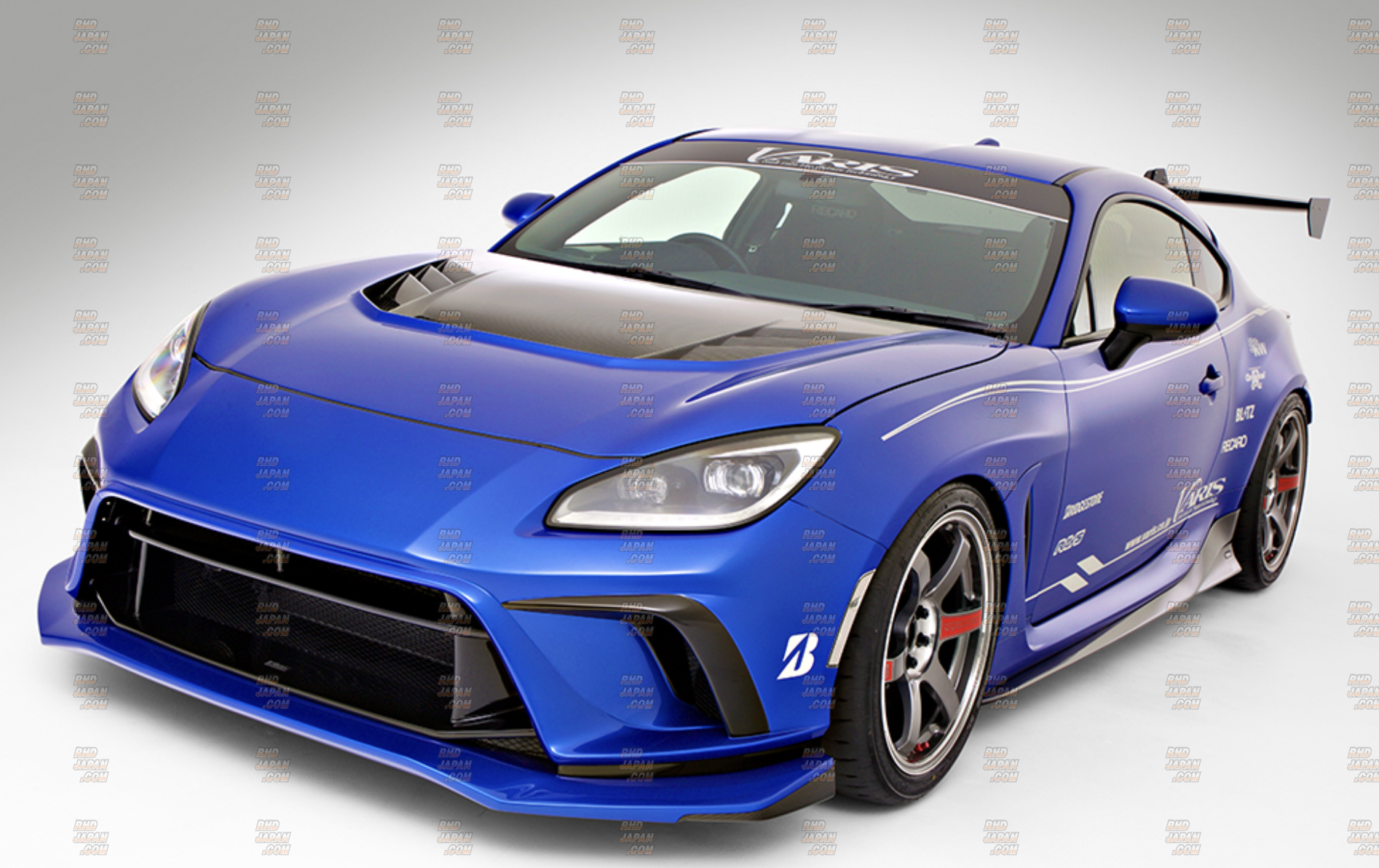 Varis Bonnet Hood Carbon+ with Clear Coat Finish - BRZ ZD8 GR86